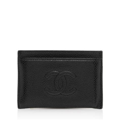 chanel caviar timeless cc card holder|CHANEL Caviar Timeless CC Card Holder White .